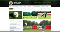 Desktop Screenshot of golfpszczyna.pl
