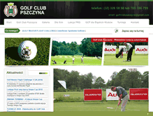 Tablet Screenshot of golfpszczyna.pl